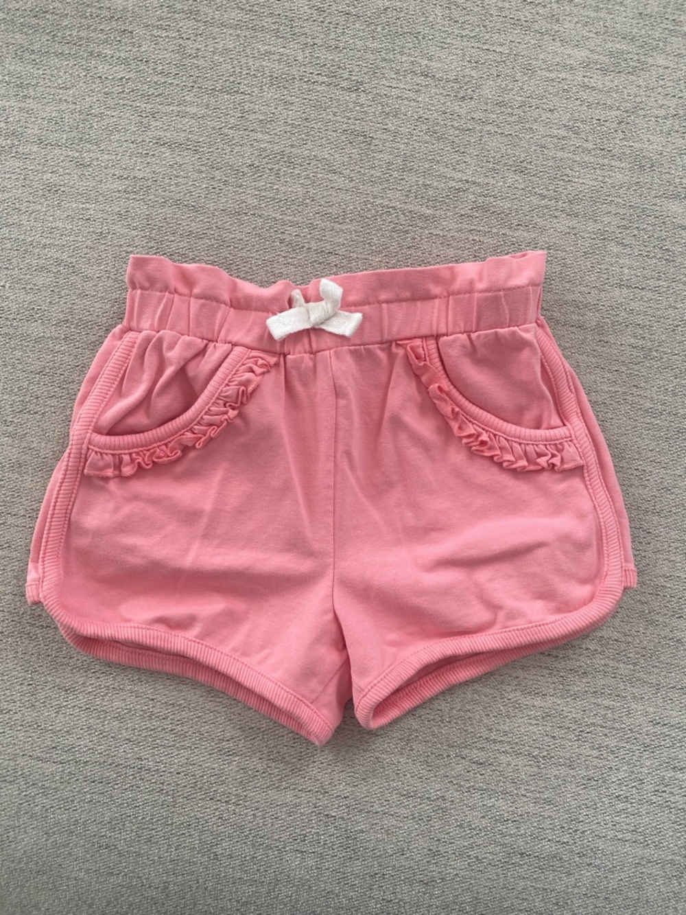 Coral 2T Ruffle Pocket Knit Shorts